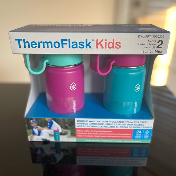 ThermoFlask Stainless Steel Water Bottles - Picture 1 of 2